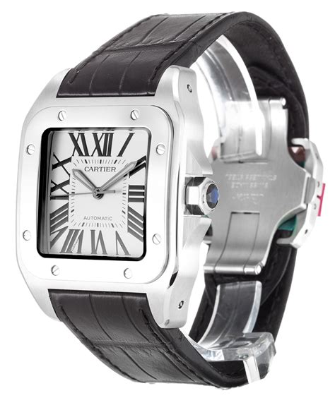 cartier santos 100 replica ebay|cartier santos 100 price uk.